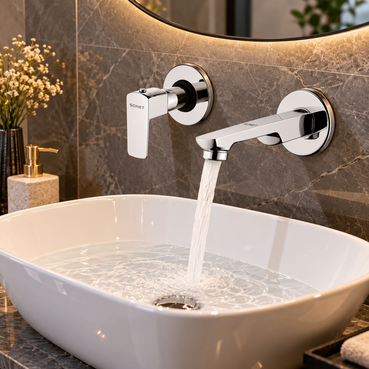 Sonet AURA-322025, single lever basin mixer (view 2)